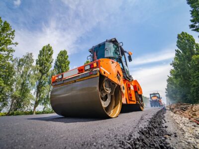 Finglas road surface dressing