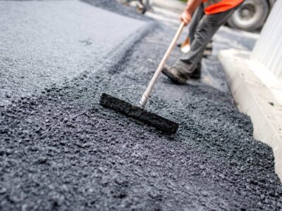 Asphalt road surfacing Clontarf