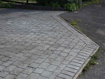 Santry pressed concrete driveway