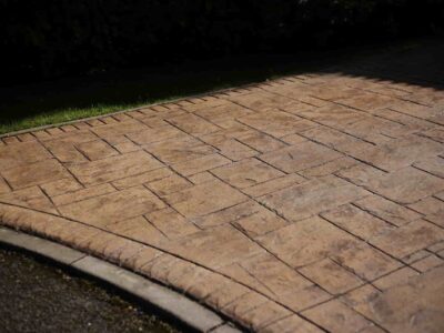 Coloured concrete driveway Finglas